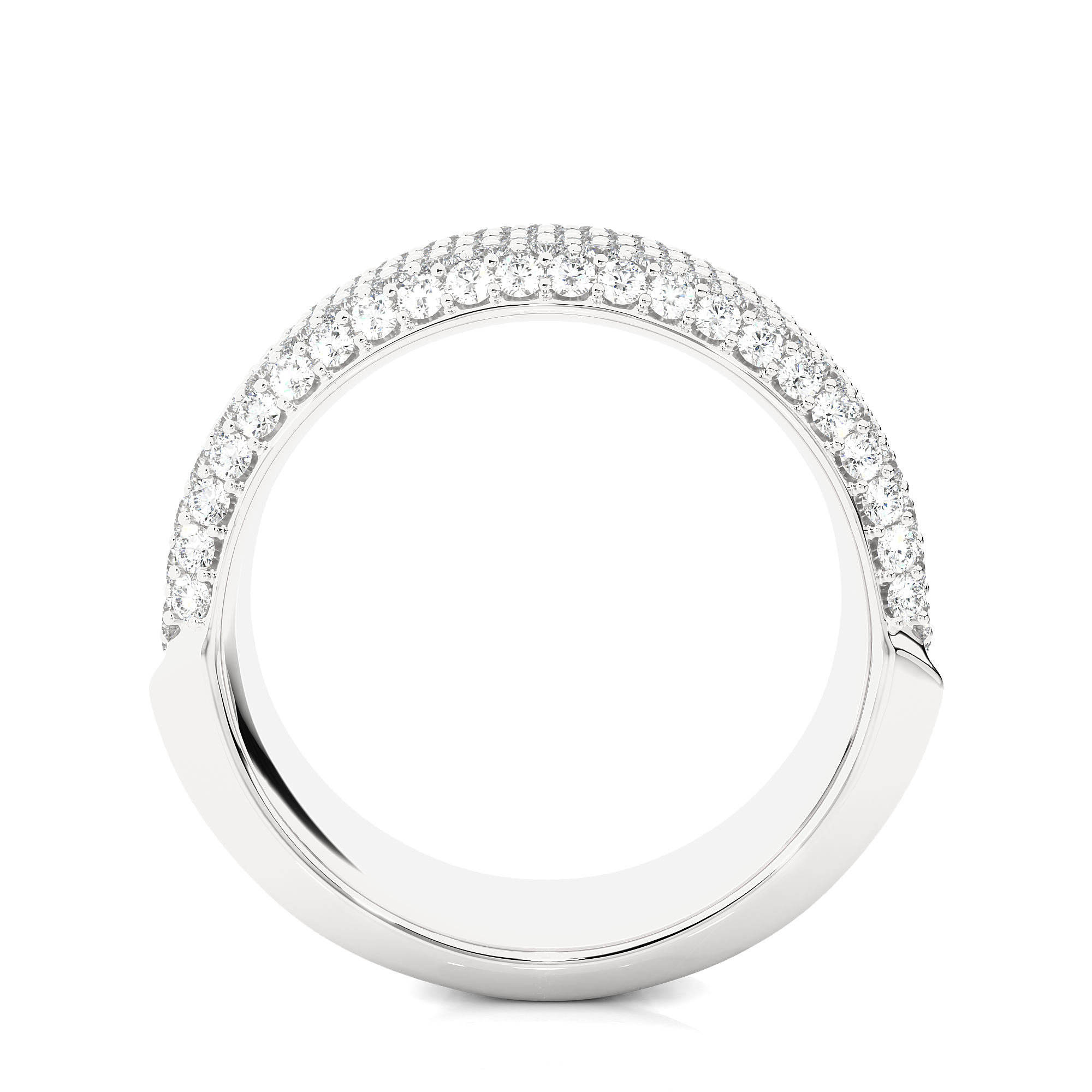 1.93 Carat HI Color VS1 Clarity Diamond Studded Natural Diamond Ring.